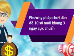 Bỏ túi kinh nghiệm dàn đề 10 số nuôi khung 3 ngày chuẩn nhất
